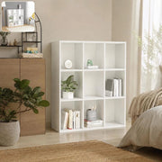 White Bookshelf 98x29x97.5 Cm, Engineered Wood
