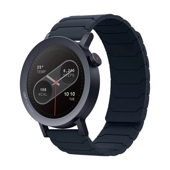 Cinturino orologio 22mm compatibile con CMF Watch 3 Pro/CMF by Nothing Watch Pro 2 per donne/uomini, cinturino di riserva in silicone con chiusura magnetica