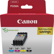 Canon 2103C007 cartuccia d'inchiostro 4 pz Originale Nero, Ciano, Magenta, Giallo