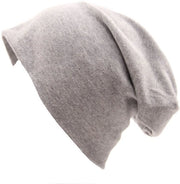 Cappuccio per donna e uomo, realizzato con tessuto di alta qualità, respirante e elastico, con un diametro di 54 cm, colore grigio chiaro