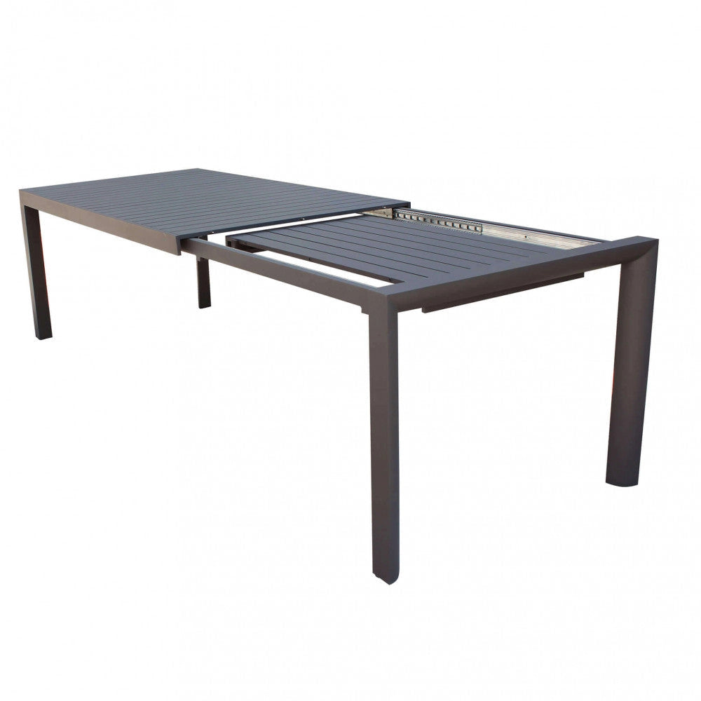 Tavolo Allungabile Houston 135/180x70x75h cm in Alluminio Taupe