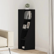 Mobile angolare Nero 32x32x102cm Legno multistrato 889856