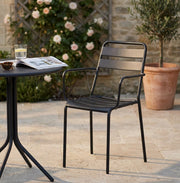 Poltrona da Giardino Impilabile in Acciaio cm 51x52x81 - LUCKY