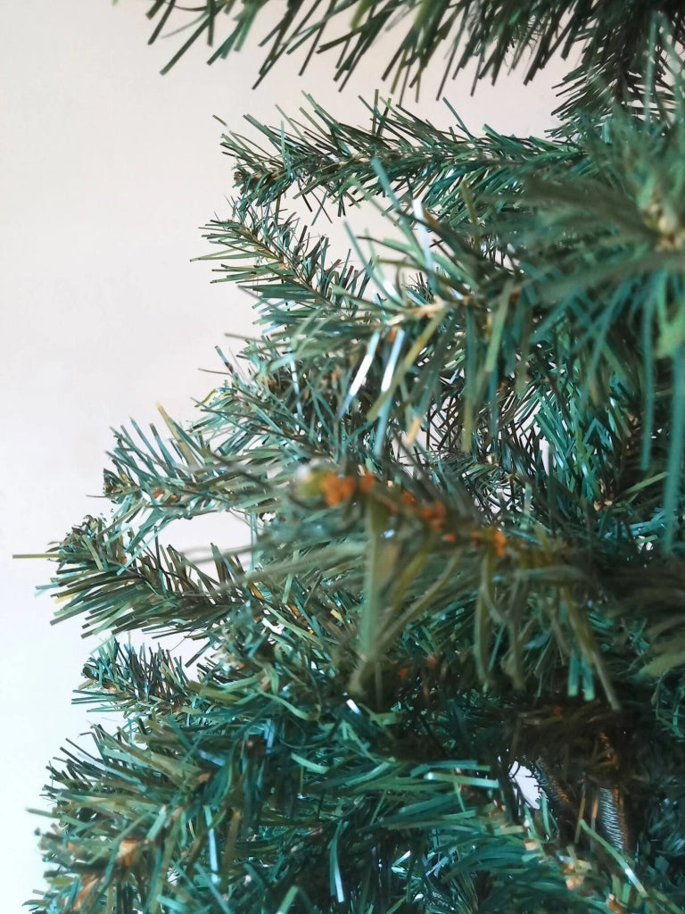 Albero di Natale Sugarplum, Albero artificiale extra folto, Albero effetto reale in PVC, 731 rami, Altezza cm 210