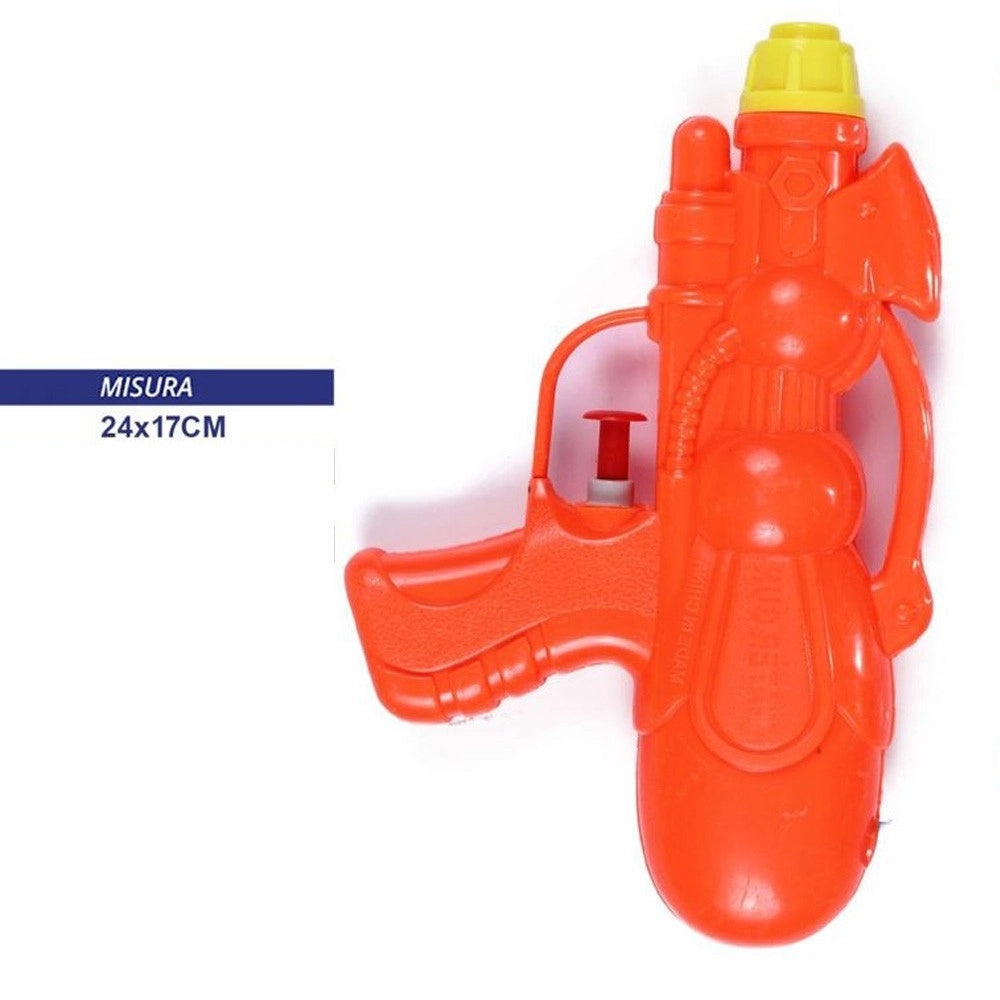 Trade Shop - 3 Pz Pistola Ad Acqua Giocattoli Gioco Per Bambini Mare Piscina Giardino 24 Cm -