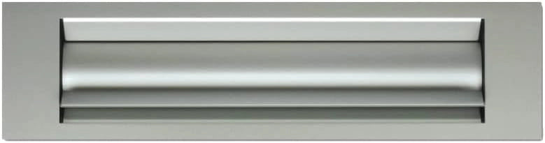 GOETTGENS - Ingresso per posta isolante, 325 x 30 mm, argento anodizzato, T60210000