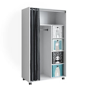 Vicco Armadio multifunzione Bianco 100 x 168 cm