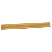 Mensole da Parete 2 pz 110x10x10 cm in Legno Massello di Teak 338261