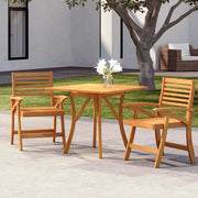 Set da Pranzo per Giardino 3 pz in Legno Massello di Acacia 3156857
