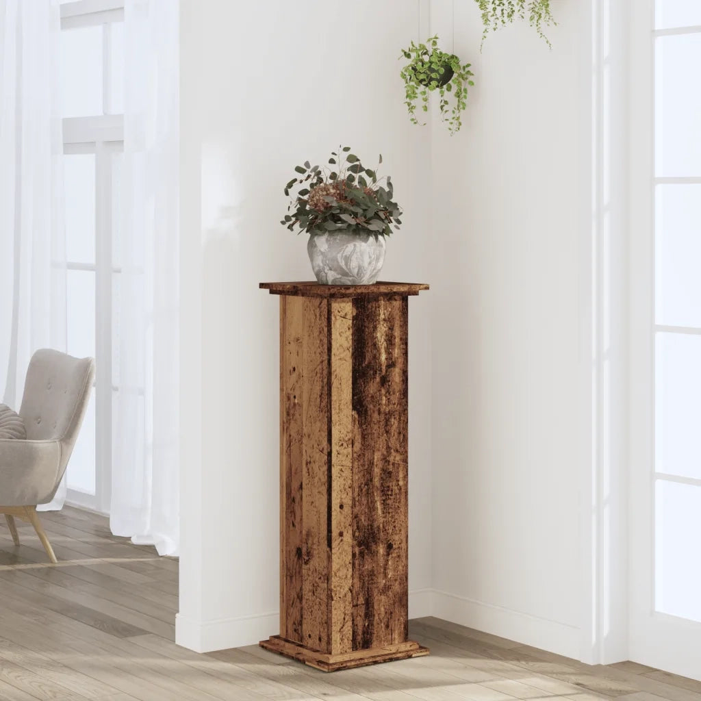Supporto per piante | Sostegno per piante Legno Vecchio 33x33x100 cm in Truciolato