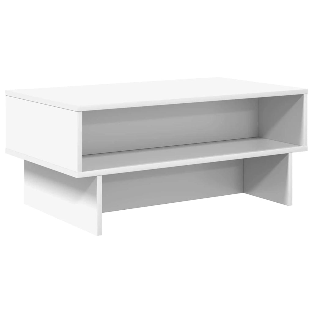 Tavolino da salotto Bianco 80 x 46 x 35 cm Legno ingegnerizzato 8000220