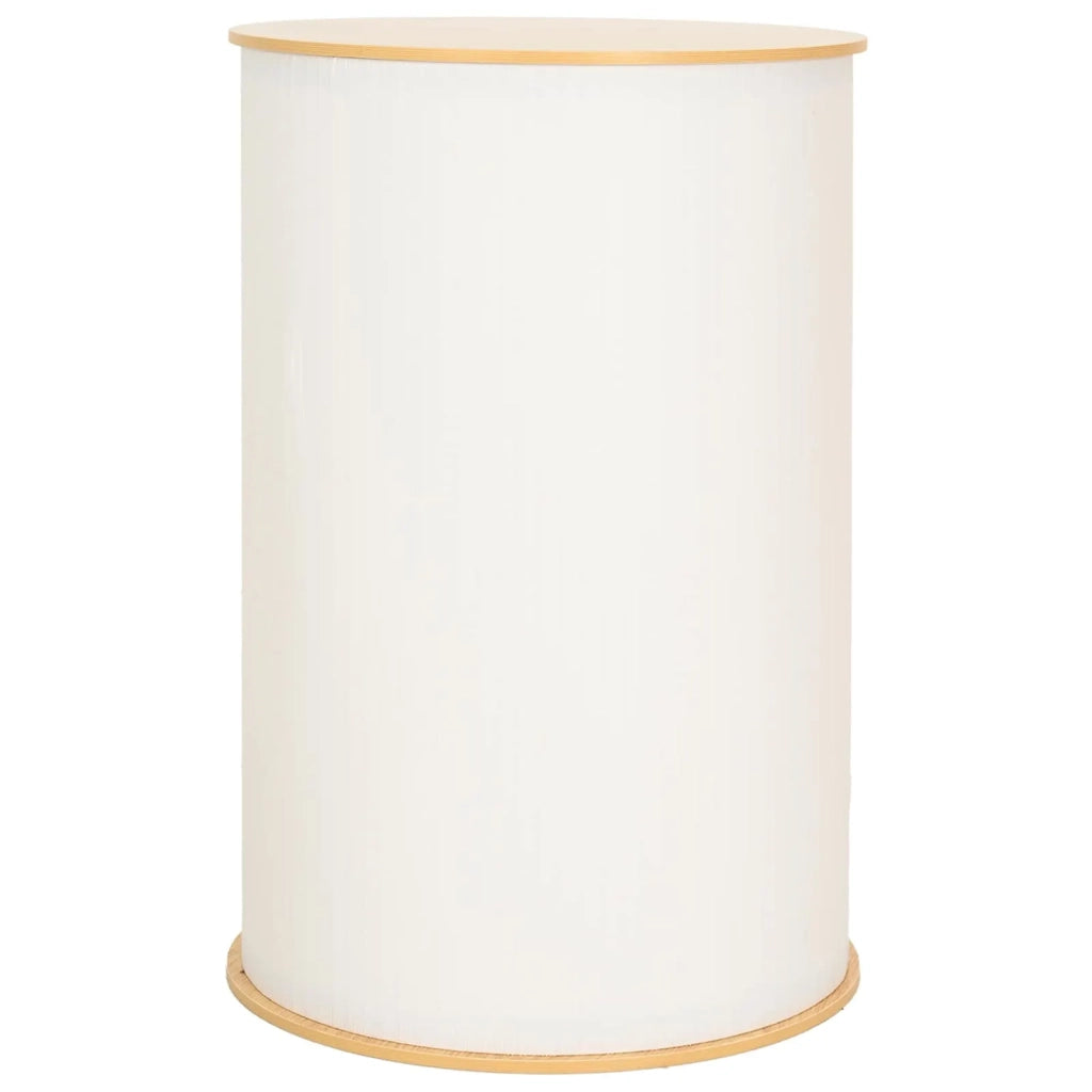 Bancone per fiera Marrone chiaro e bianco Ø 60 x 93 cm 42046605