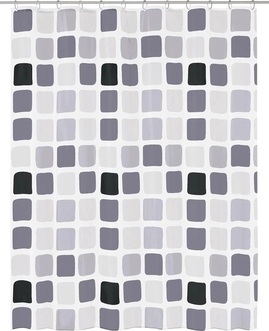 Douchegordijn Antracite 180 x 200 cm | Improntato e Riciclabile