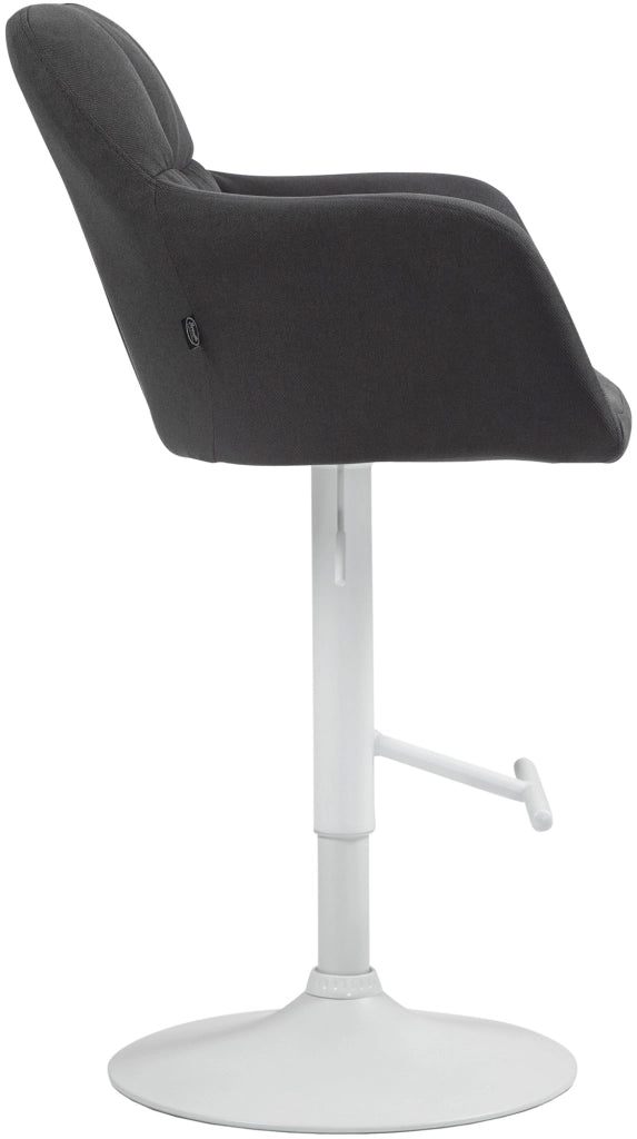 Barhocker Natoma Stoff weiЯ