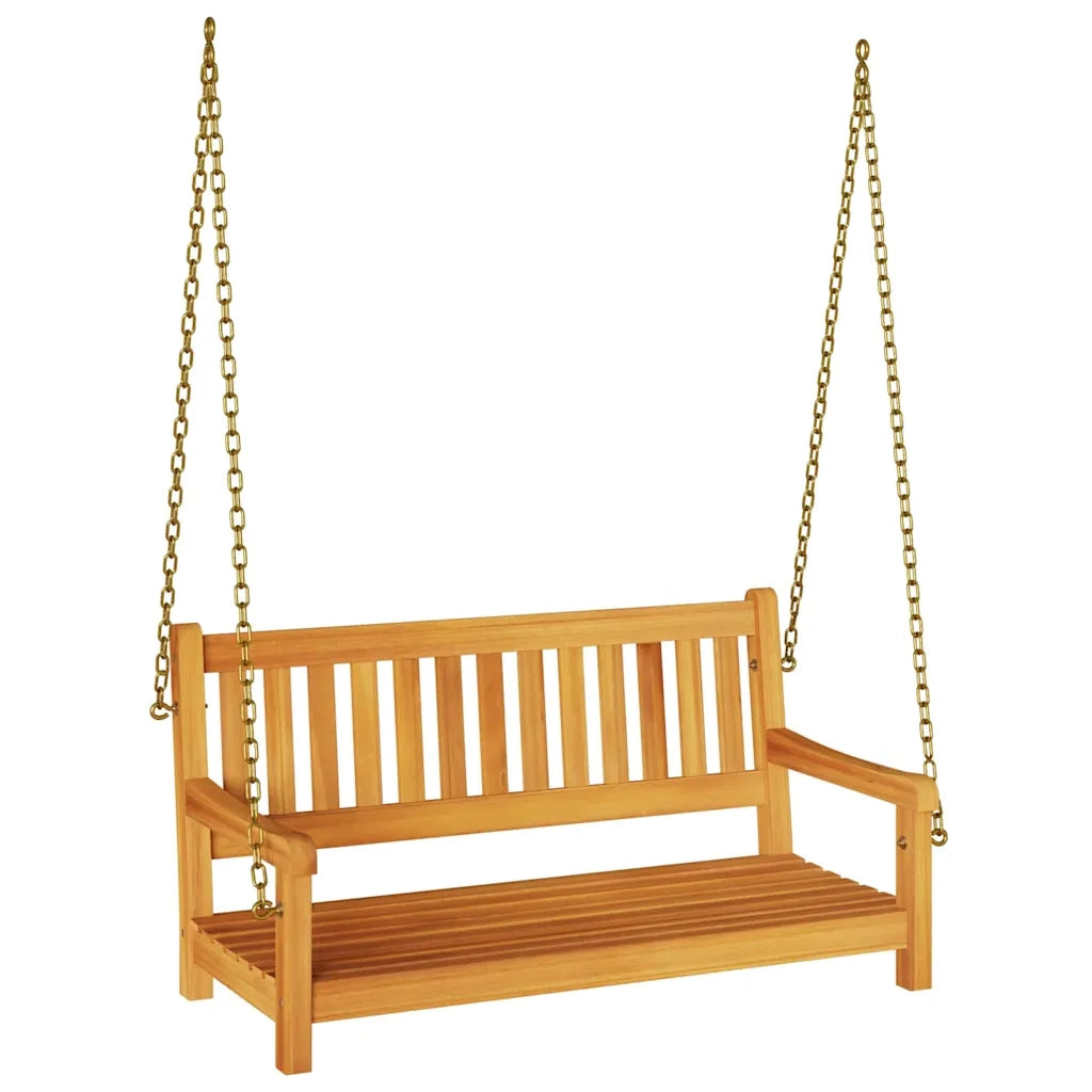 Panchina Altalena da Giardino Naturale 110 x 56 x 58,5 cm 4105521