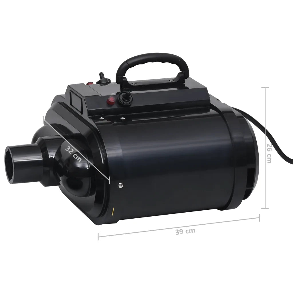 Asciugatrice per Animali Motore Doppio Nero CFW5359673