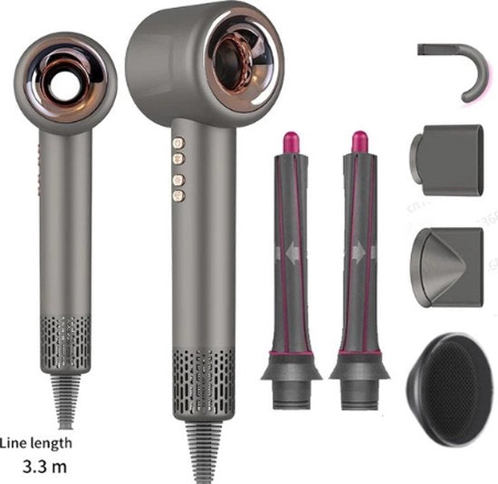 Fon - 220V - Fono Senza Filo - Trattamento Personale dei Capelli - Stile - Strumento con Ioni Negativi - Costante Anione - Asciugacapelli Elettrici