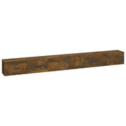 Set di mobili credenza TV soggiorno camera da letto soggiorno 3 pezzi rovere affumicato legno ingegnerizzato marrone 02_0024595