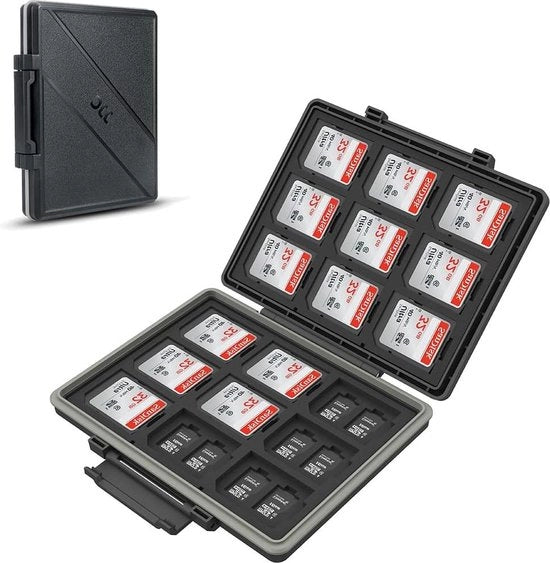 45-sleuf waterbestendige geheugenkaarthoes per SD Micro SD/TF CFexpress Type A CFexpress Type B XQD - inclusivo SD-kaarthouder.