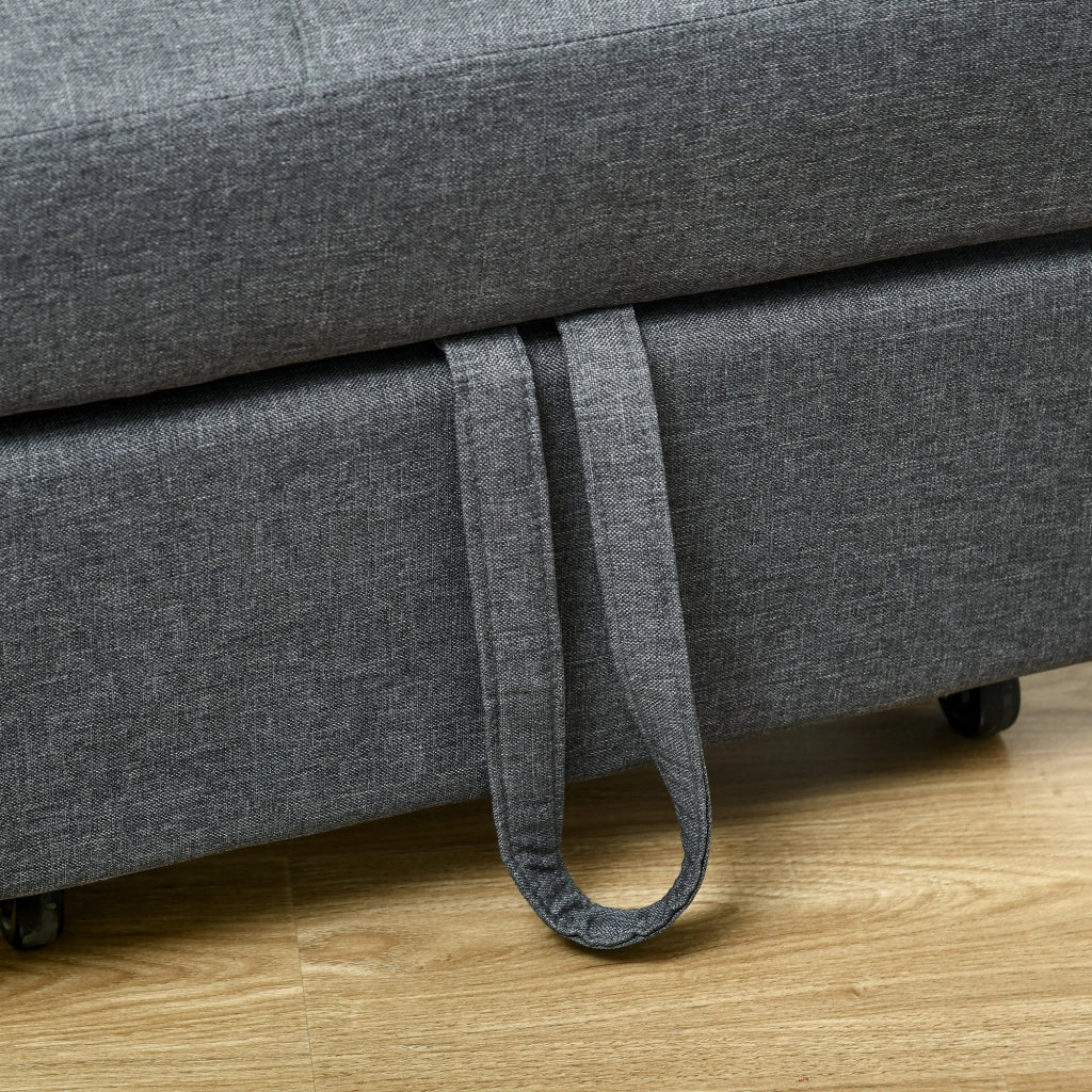 Poltrona letto regolabile con cuscino ¨C zephmum ¨C grigio