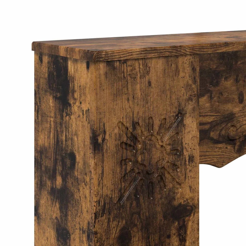 Cornice per camino Rovere Fumo 102 x 20 x 102 cm 8006638