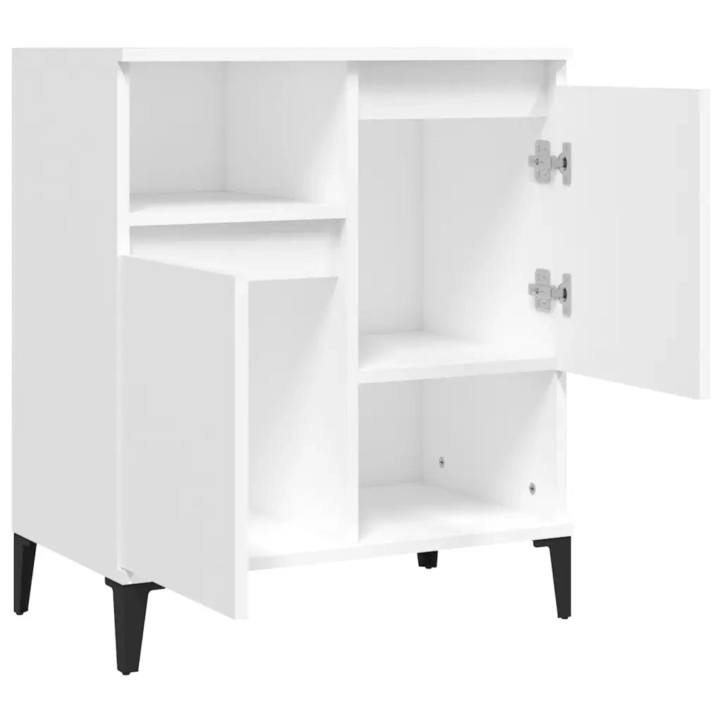 Credenza | Madia | Buffet da pranzo | Armadio da pranzo Bianca 60x35x70 cm in Legno Multistrato