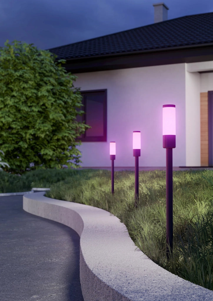 Lampade Da Esterno Zancaro 1 Alluminio Nero Plastiche Bianco Led 1W 390Lm Ip44