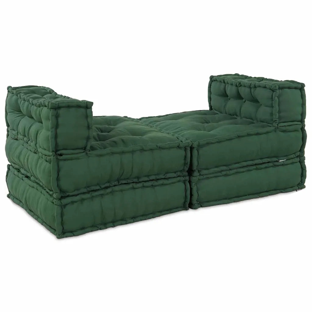 vidaXL Cuscino 4 pcs Verde 70 x 70 x 54 cm Poliestere