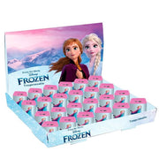 Trade Shop - Set 24pz Temperamatite In Latta Quadrato Doppio Foro Frozen Scuola Regali Bambine 961396 -
