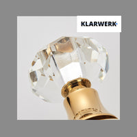 ADRIAN| Rubinetto per bagno grande di design in acciaio inossidabile aspetto cigno di lusso dorato |Miscelatore alto per lavabo independente