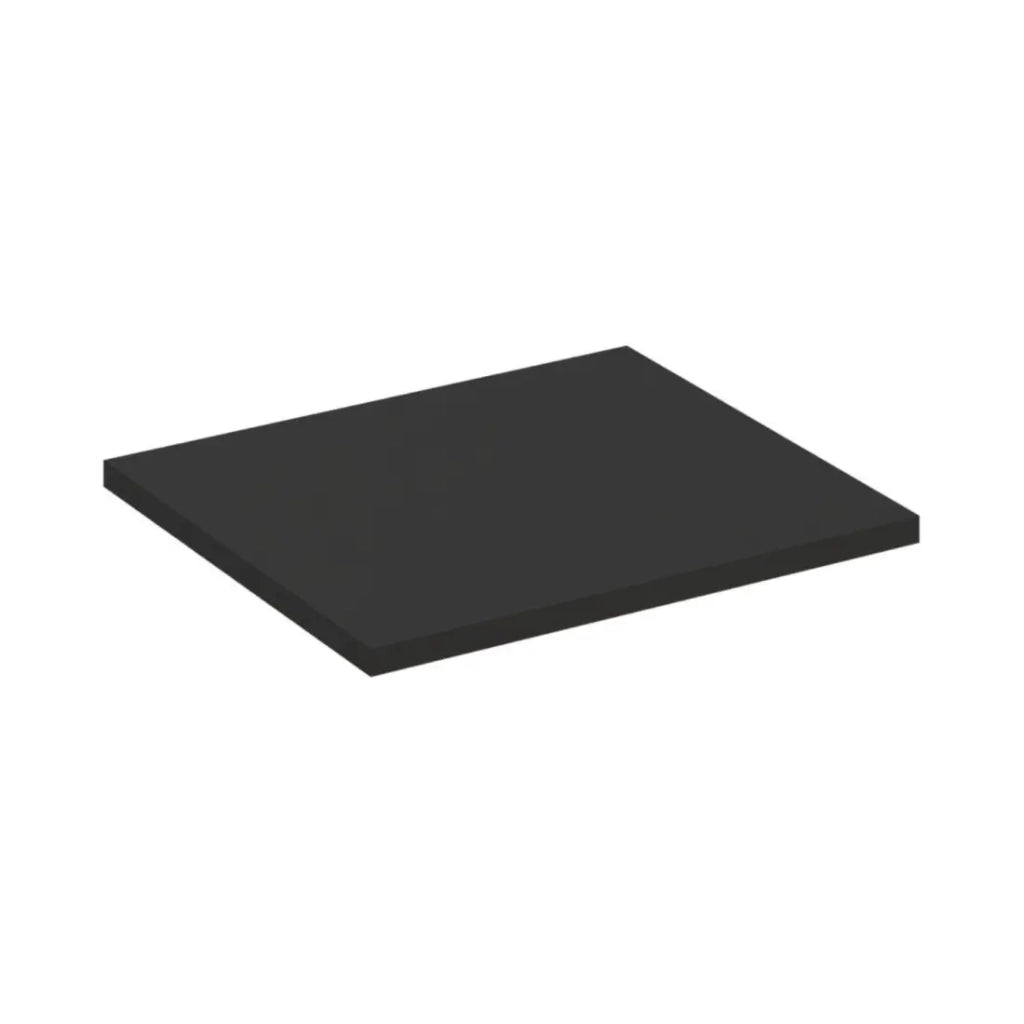 Piano lavabo nero SAVIA 60 cm – Piano di 60 cm per mobile sottolavabo