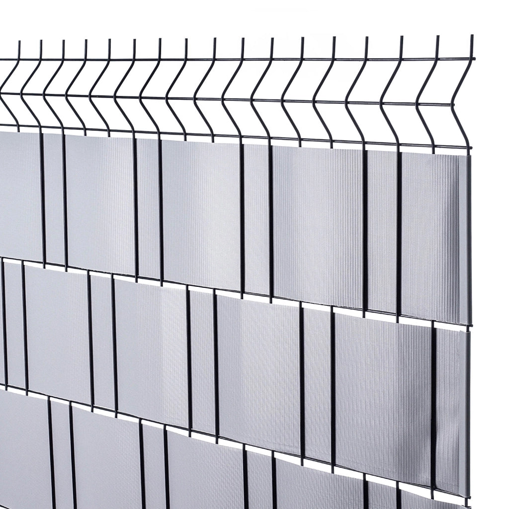 Nastro di protezione KADAX per pannelli di recinzione, recinzione, protezione UV, 20 clip, 19x35 m