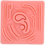 Cuscino per esercitazioni di sutura 3D - Cuscino per simulazione di intervento chirurgico - Esercizi per ferite previamente preparate - Esercizi per nodi e cuciture - Incluso contenitore di stoccaggio - Adatto per allenatori - Cuscino di simulazione