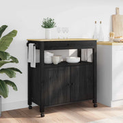 Carrello da Cucina MONZA Nero 84 x 40 x 88,5 cm