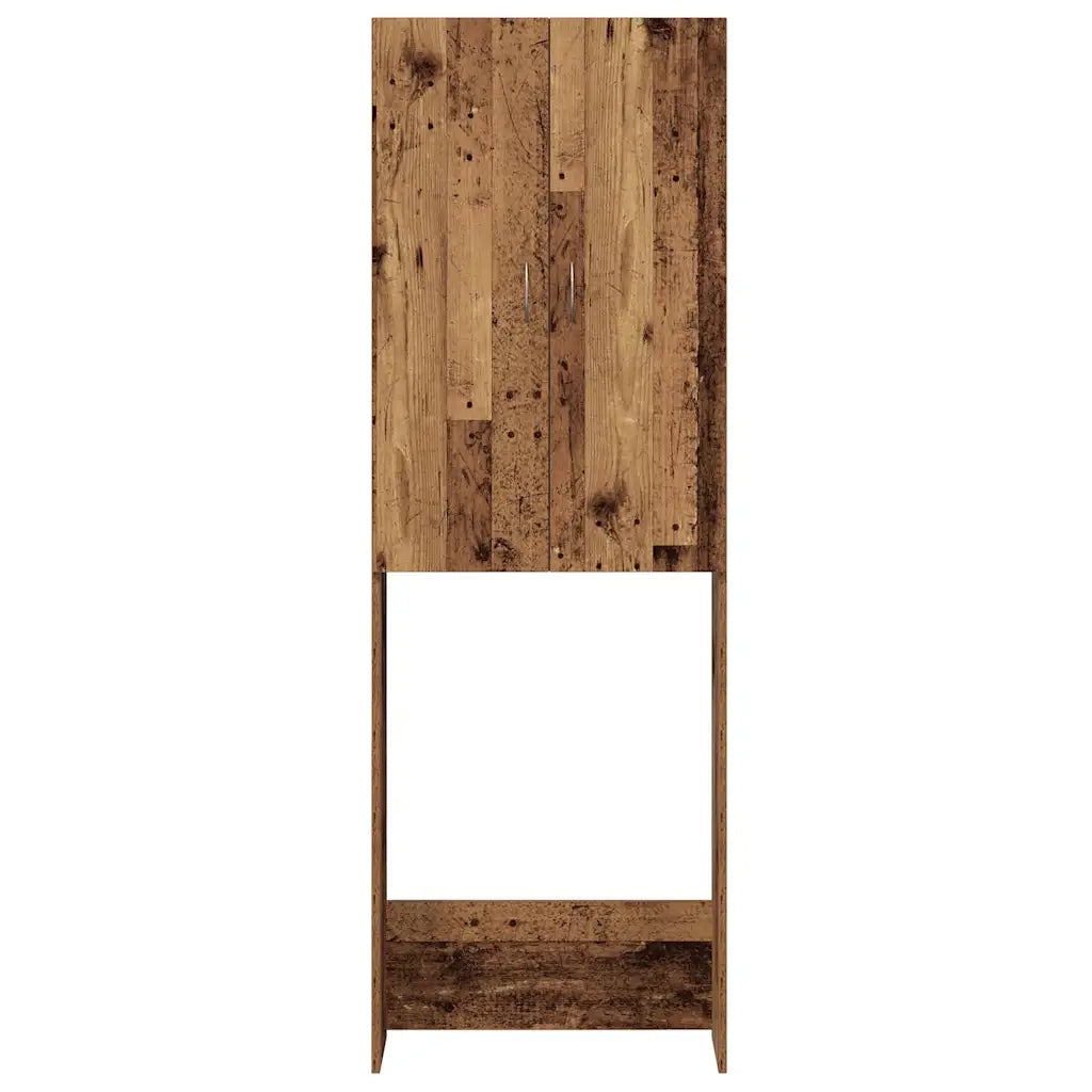 Mobile per Lavatrice Legno Antico 64x25,5x190 cm CFW3042898
