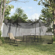 Zanzariera da giardino 156 Mesh Nero 4 x 4 x 2,5 m Poliestere 42033538
