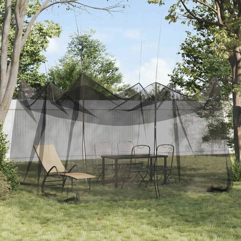 Zanzariera da giardino 156 Mesh Nero 4 x 4 x 2,5 m Poliestere 42033538