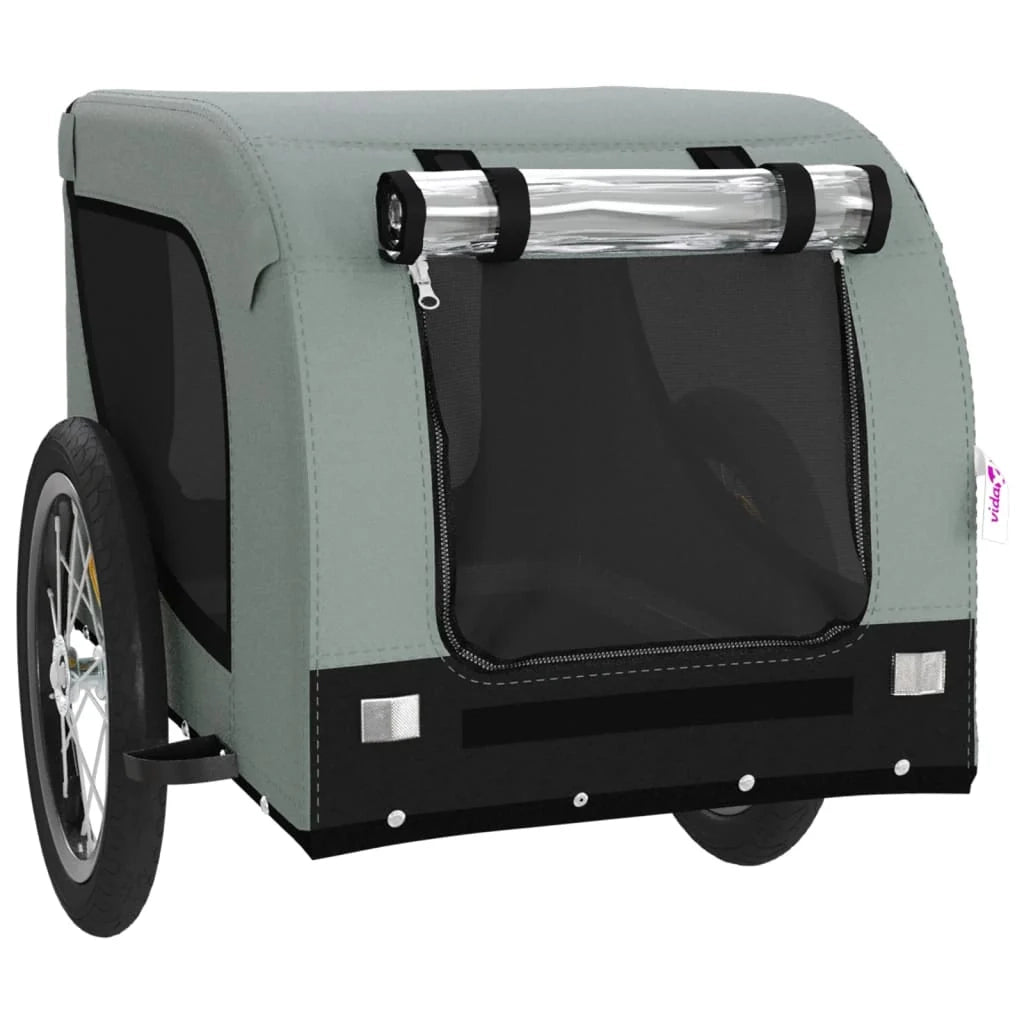 Rimorchio/carrello per animali domestici grigio 02_0044265