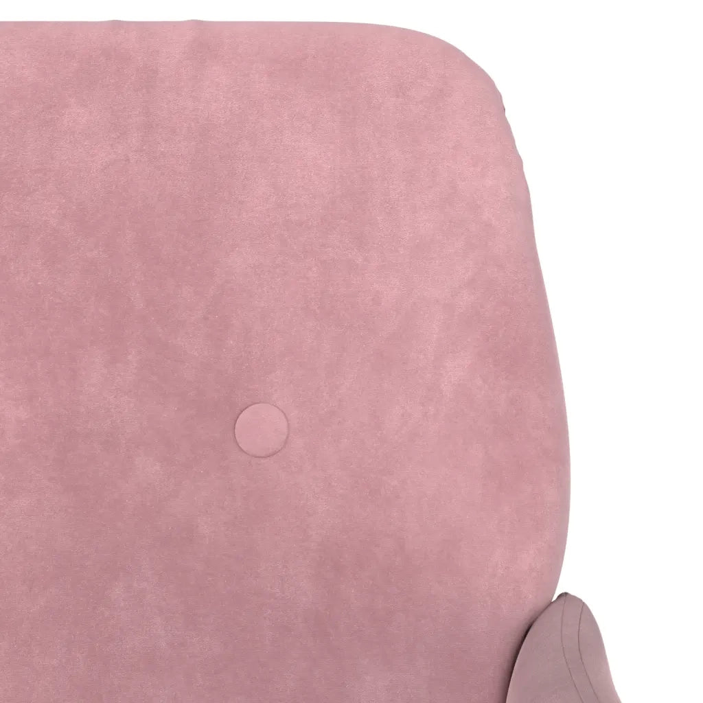 Panca Rosa 108x79x79 cm in Velluto CFW1368599