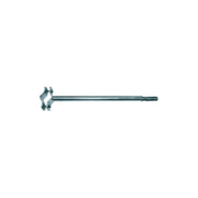 Zanca per antenne M10x55 lunghezza 25 cm – in zama zincata bianca – Minutex