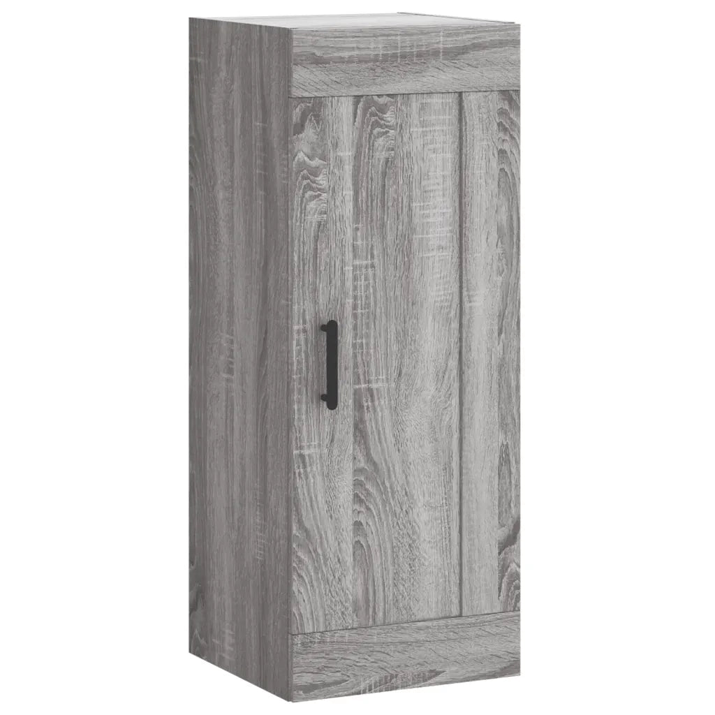 Mobile a Parete Grigio Sonoma 34,5x34x90 cm Legno Multistratocod mxl 81203