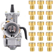 Set di carburatori spruzzatori a testa alta - 15 pezzi - M5 88-150 - Carburatori spruzzatori di alta qualità - Adatto per scooter e motocicli