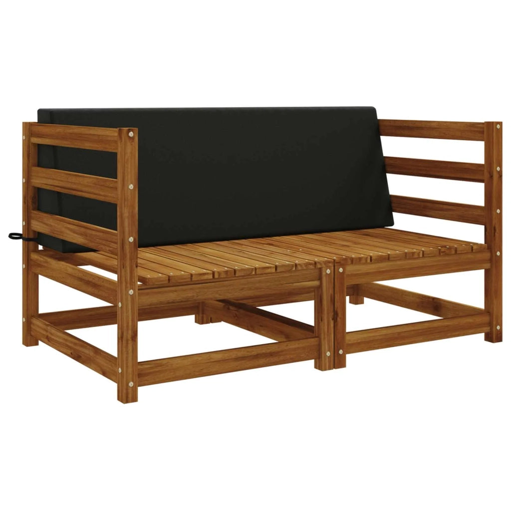 Cuscino schienale SOEST 100% Poliestere Nero 120 x 20 x 40 cm 946738