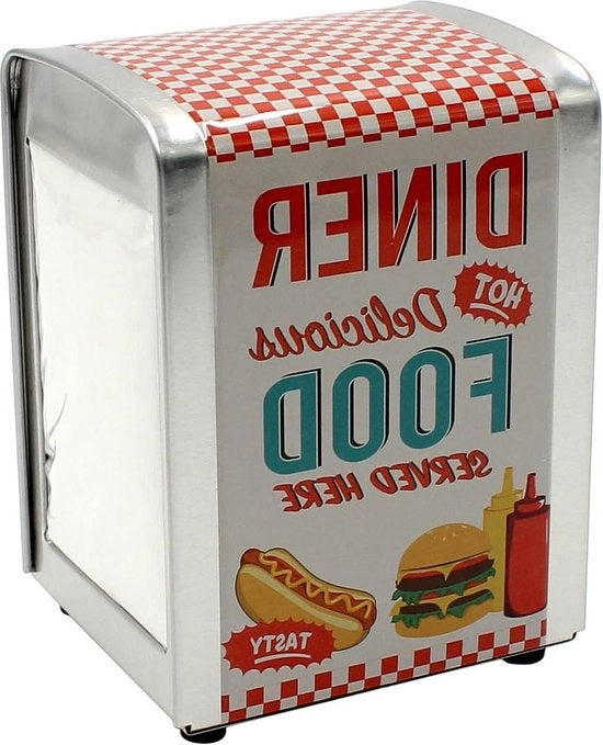 Dispensatore di tovaglioli - 60 tovaglioli - tovaglioli gastronomici - dimensioni del dispensatore 10x95x14 cm