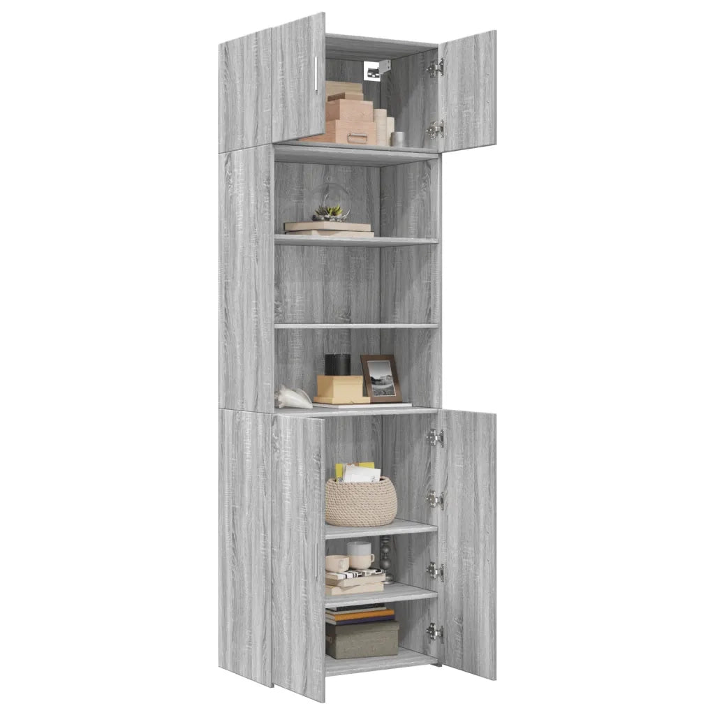 Armadietto Grigio Sonoma 70x42,5x225 cm in Truciolato CFW6916901