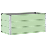Fioriera | Cassetta per fiori | Vaso Verde Pastello 100 x 50 x 45 cm Acciaio zincato