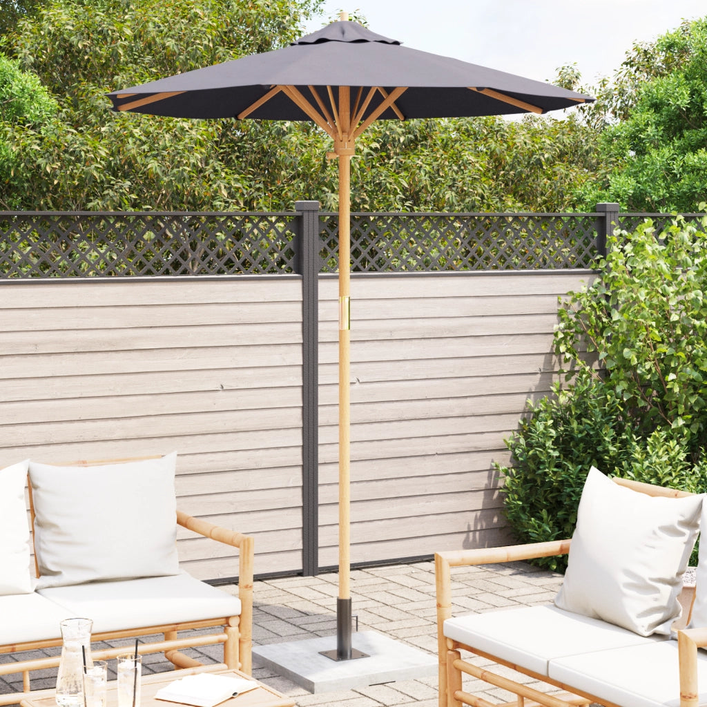 Ombrellone da Giardino Grigio Scuro 180x230 cm BambÃ¹
