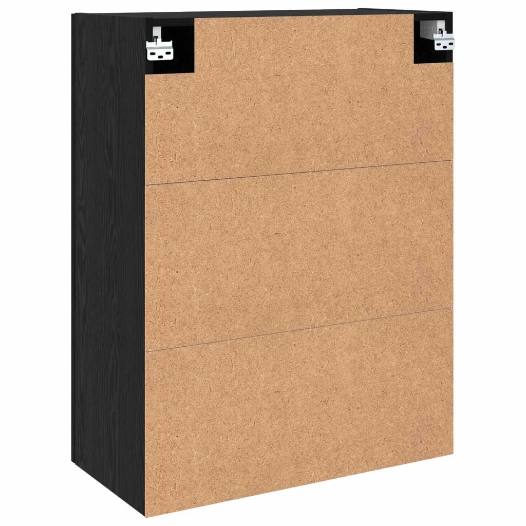 Armadietto a muro Rovere Nero 69,5 x 34 x 90 cm 879515