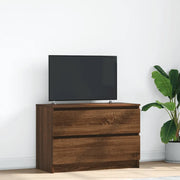 Mobile TV Rovere Marrone 80x35x54 cm in Legno Multistrato 861793