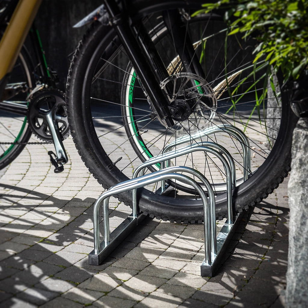 Cavalletto per bicicletta KADAX, supporto per parcheggio bici, 3 posizioni, 84x33x26 cm